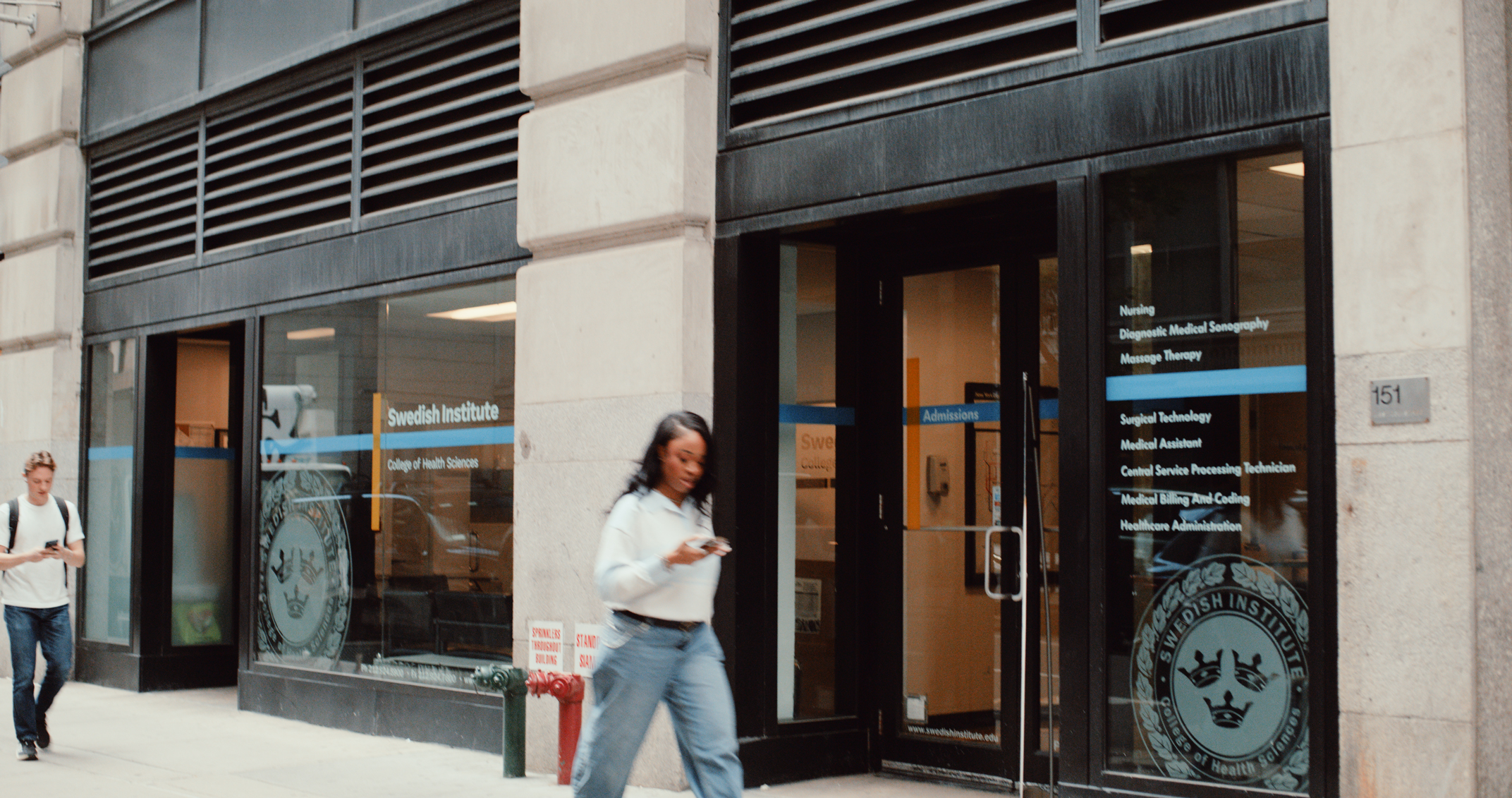 Swedish Institute College of Health Sciences exterior on West 26th Street, New York